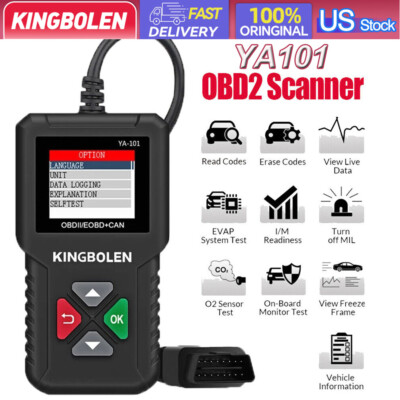 Automotive Code Reader OBD2 Scanner Diagnostic Scan Tool Car Check Engine Fault