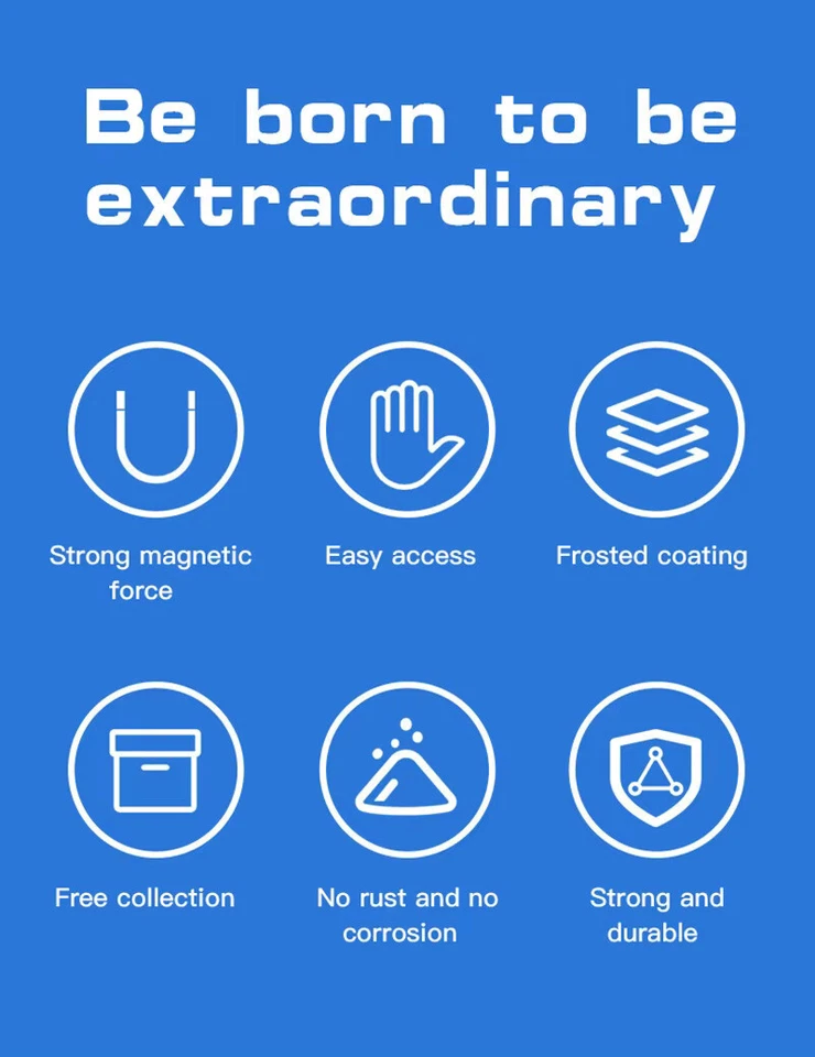 Magnetic Tool Strip Holder Bar Rail Rack Wall Mounted Bits Storage MaAnt CX-001 - Image 2 of 4