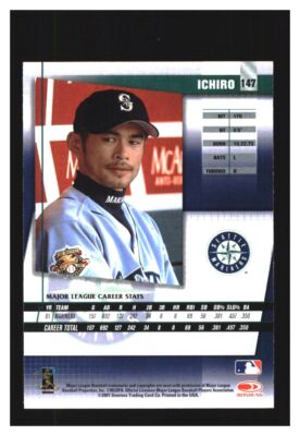 2002 Donruss Fan Club #147 Ichiro Seattle Mariners MINT | eBay