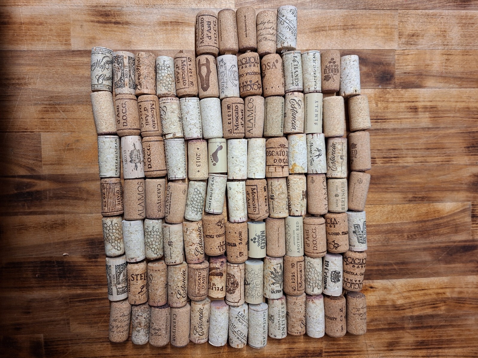 96 Random Used Wine Corks. Great for craft projects!