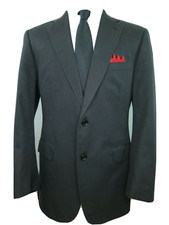 Brooks Brothers 1818 Regent Mens Micro-Dot Italian Blazer Jacket Sport Coat 38 R