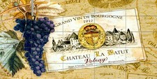 30 x 15 Wine Grape Mural Ceramic Backsplash Tile 297