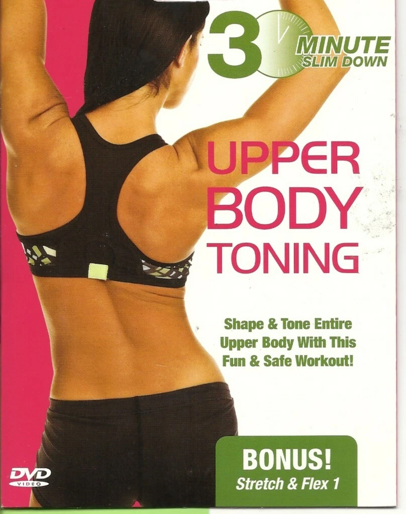 30 MINUTE SLIM DOWN UPPER BODY TONING & SHAPING WORKOUT FITNESS EXERCISE DVD