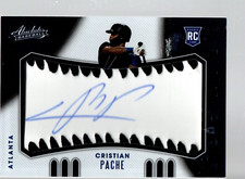 2021 Absolute Rookie Baseball Material Signature Black #101 Cristian Pache 46/60
