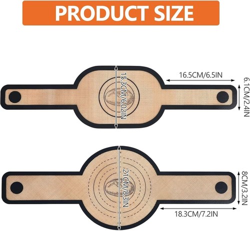 sourdough silicones breads Sling, Oval and Round Silicone Bread Sling for Dutch - Picture 2 of 7
