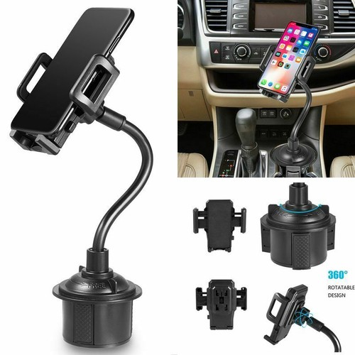 US Universal 360 Adjustable Car Mount Gooseneck Cup Holder Cradle for Cell Phone - Picture 3 of 11