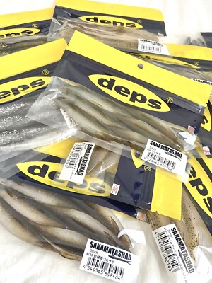 deps Sakamata Shad 5inch Soft Plastic Fluke Jerkbait In Stock from Japan