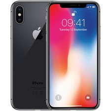 Apple iPhone X - 256GB - Space Grey (Unlocked) A1901 (GSM) for