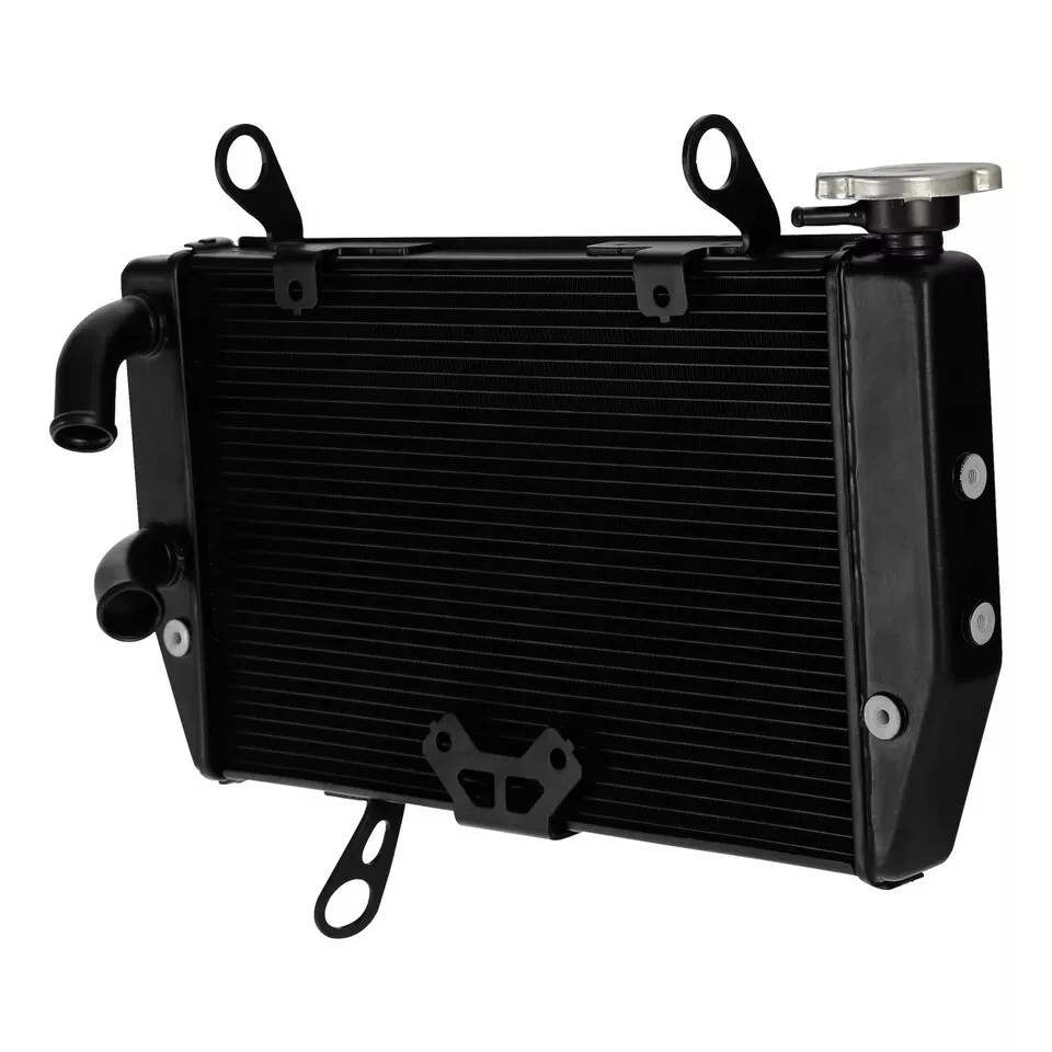 Radiadores de refrigeración negros para motor de motocicleta Ducati Multistrada 1200 2010-2014 Foto 4 de 4