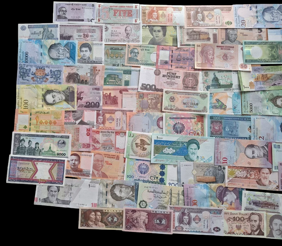 Lotto di 100 Banconote Mondiali Differenti FDS (UNC) 43 Paesi Diversi Cat. 467$ - Bild 3 von 4