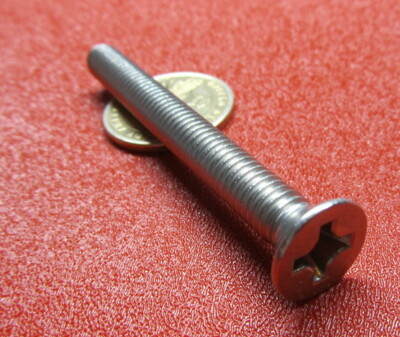 Flat Head Phillips Screw 18-8 Stainless Steel, 5/16''-18 x 3.00'' Length 10 Pcs