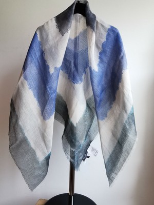 RRP  260    MARELLA by Max Mara   Printed  Linen Blend Shawl  ''KRISS''