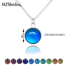 Mood Thermochromic tracker Necklace with gift box