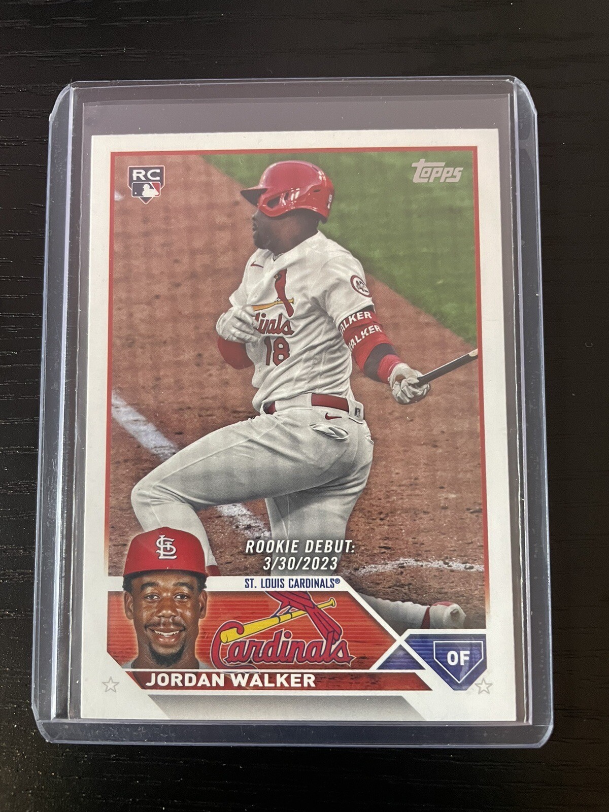2023 Topps Update Series Jordan Walker RC Rookie Debut St. Louis Cardinals US122