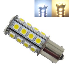 BA15S 1156 1141 1073 Car Light LED Bulb 12V-24V 3W 30-5050SMD Warm White