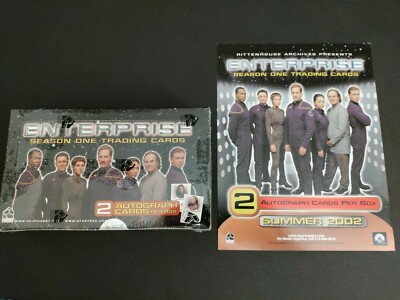 Star Trek Enterprise Season One Factory Sealed Trading Card Hobby Box & Flyer 