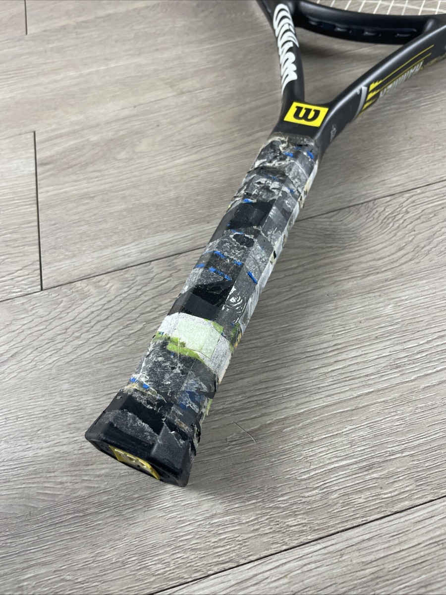 Raquette de Tennis Wilson Hyper Hammer 5.3 Black White Green (Cordée