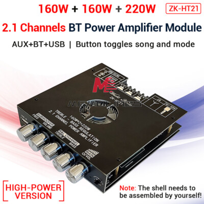 ZK-HT21 2.1 Channel TDA7498E Bluetooth Digital Amplifier DIY