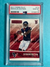2017 Panini Rookies & Stars Deshaun Watson #219 RC Rookie PSA 10 Gem Mint Texans
