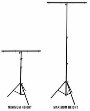MR DJ LS-100 9 Ft Portable T-bar Tripod Light Lighting Stand