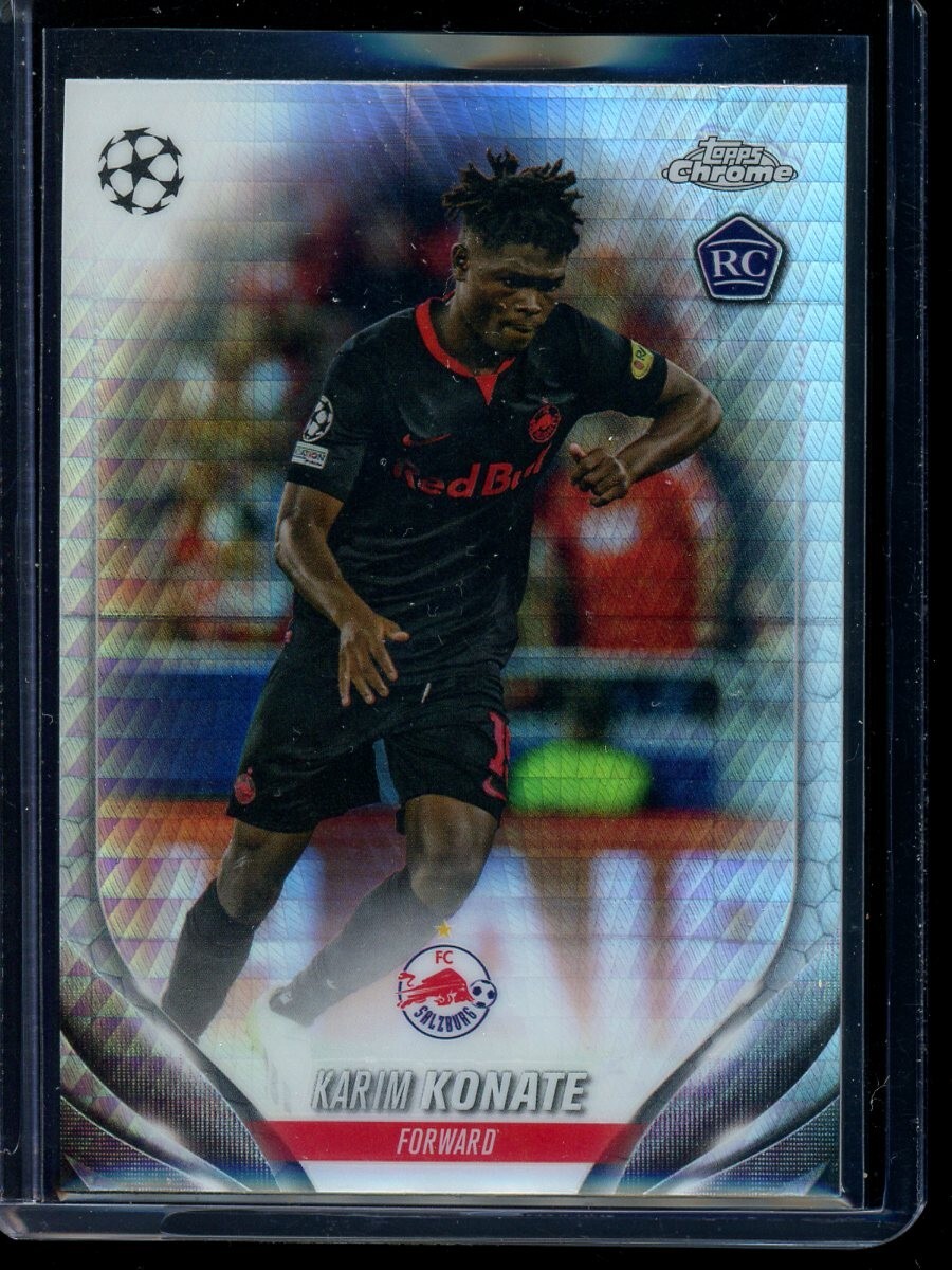 2023-24 Topps Chrome UEFA Chrome Soccer Karim Konate Prism Refractor #30