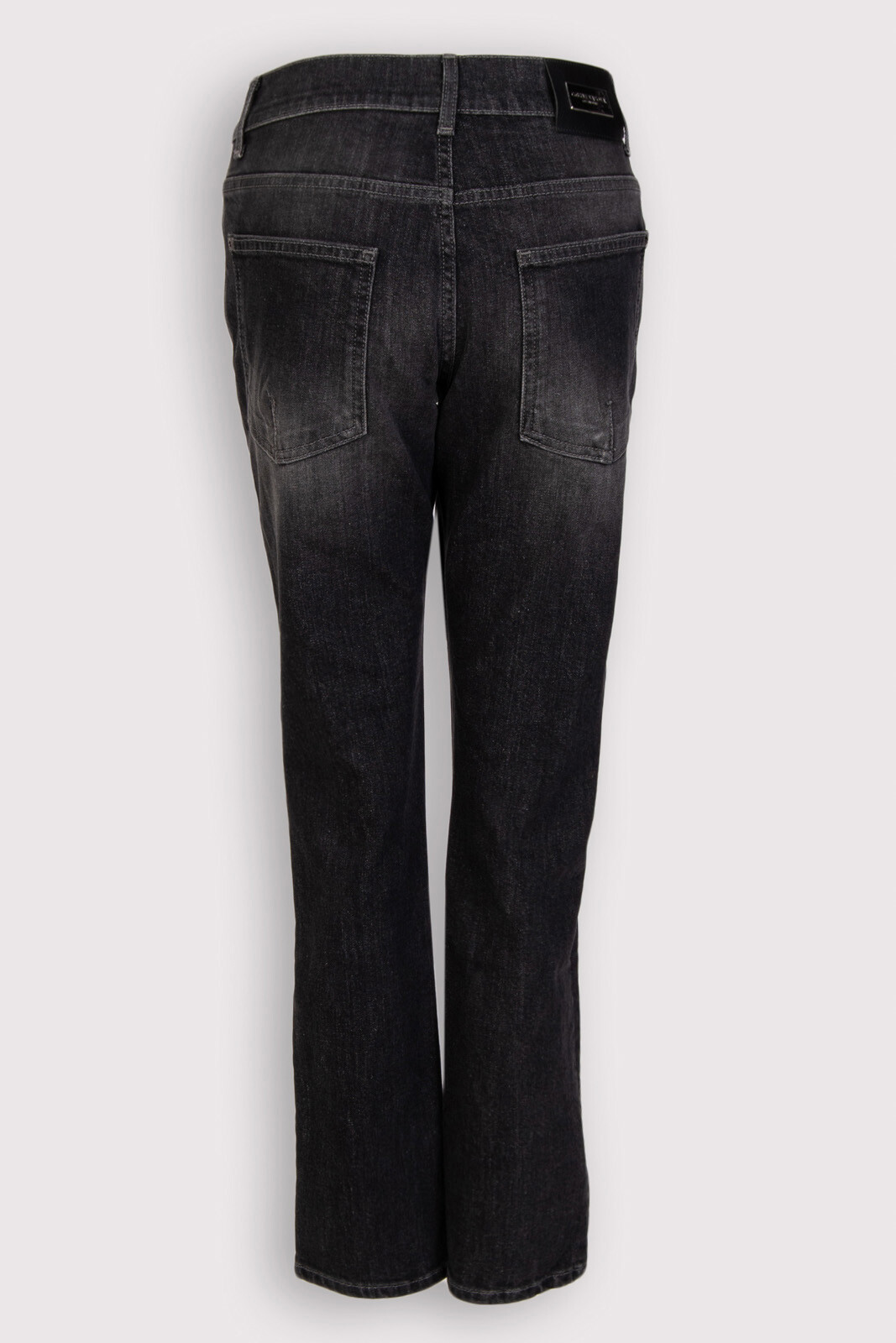 RRP€150 COSTUME NATIONAL Jeans W31 Stretch Black Colored Wash Logo