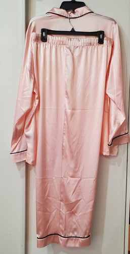 I.n.c. International Concepts Satin Notch Collar Pajama Set Mary's Rose XXL - Imagen 2 de 8