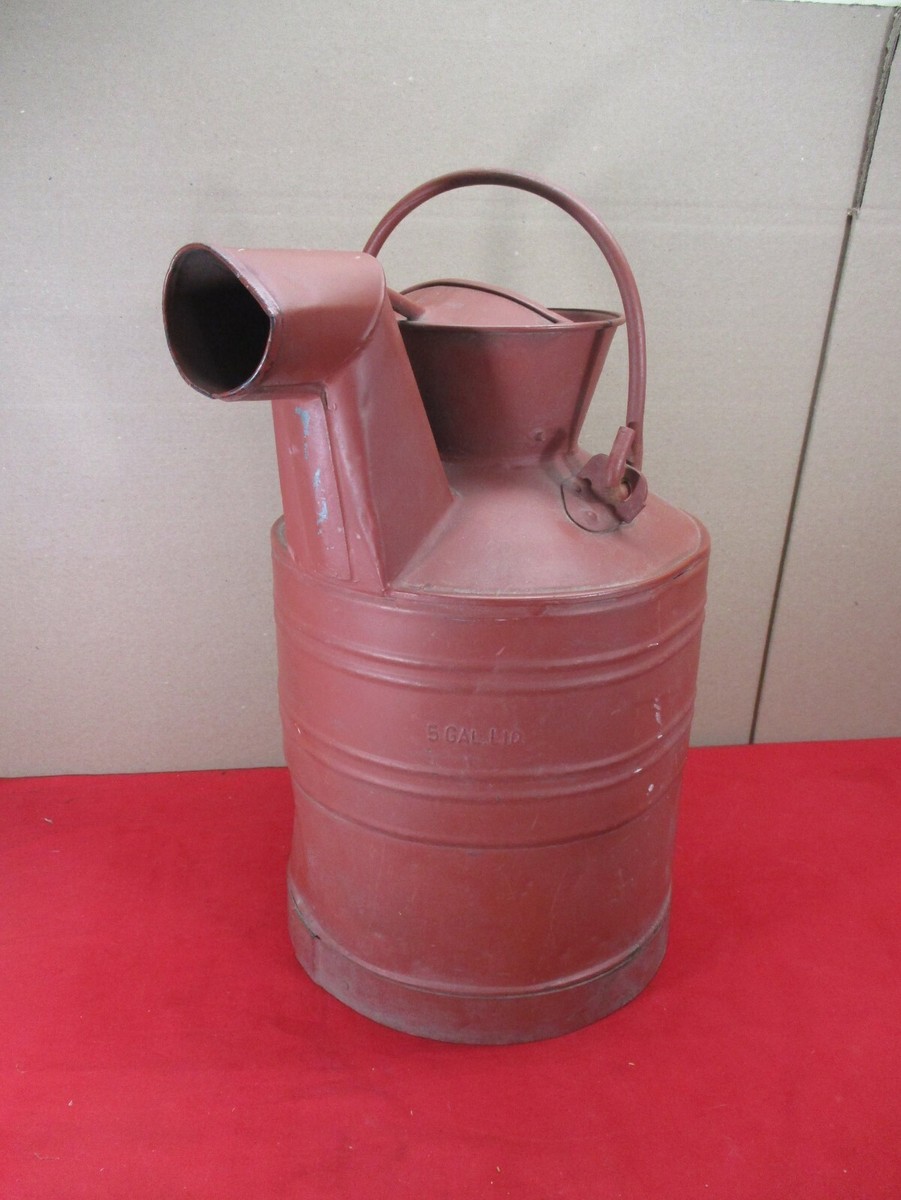 Vintage 5 Gallon Metal Gas & Oil Can Midland Specialties | eBay