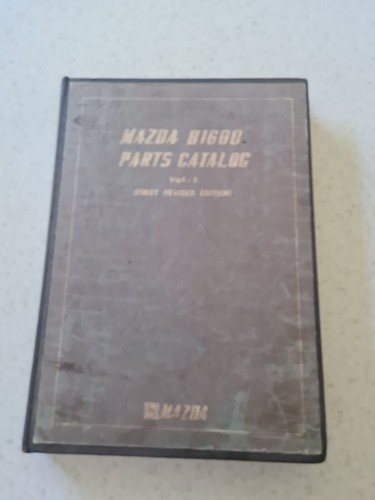 Mazda B1600 Parts Catalog Vol 1 , excellent condition, rare item