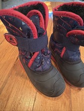 Kamik Girls Boots Size 8 Blue Red