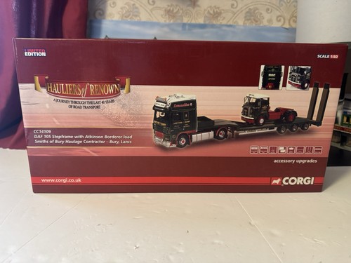 Corgi CC14109 Stepframe with Atkinson Borderer load Smiths of Bury Haulage