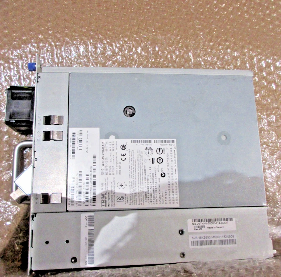 DELL LTO5 Ultrium5 8 GB FC HH TL2000 TL4000 VTNNV 0VTNNV 46X6075 35P5081 Foto 2 de 4