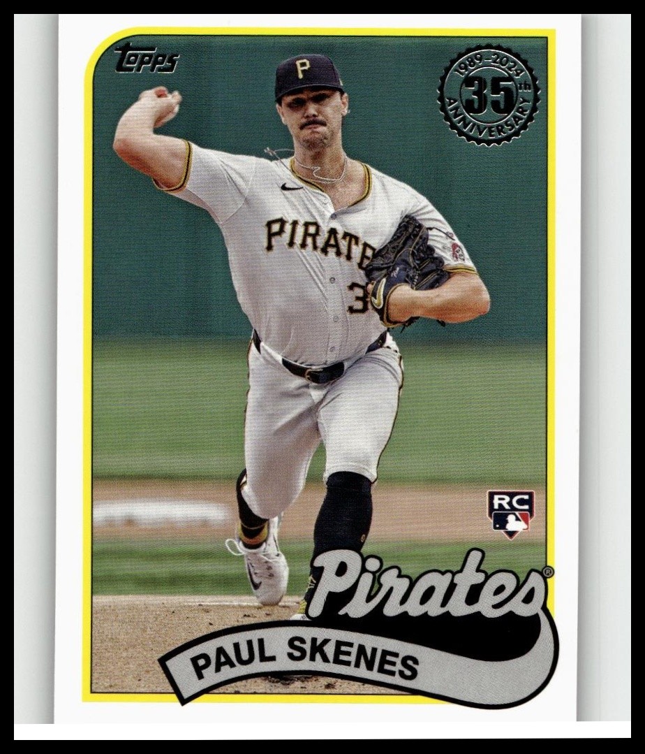 2024 Topps Update #89US-46 Paul Skenes 1989 Topps Baseball 35th Anniversary Blue