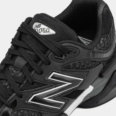 New Balance 9060 Shoe Palace Men's Black Silver Running Shoes