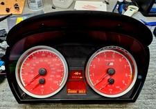 BMW M3 E90 E92 E93 DCT Cluster Plug and Play upgraded LEDS, custom faces