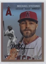 2023 Chrome Platinum Anniversary Rose Gold Refractor /75 Michael Stefanic 08jk