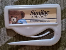 Vintage Similac Advance Drug Rep Zippy Letter Opener Baby Formula Teddy Bear