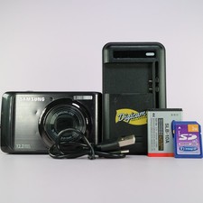 Samsung Digital Camera PL55 12.2MP Black Tested Full Working Set
