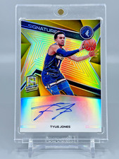 Tyus Jones 2018-19 Panini Spectra Signatures Auto Gold 07/10 Timberwolves Magic