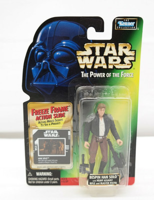 Bespin Han Solo Freeze Frame Star Wars Power of the Force Kenner 1997 TY