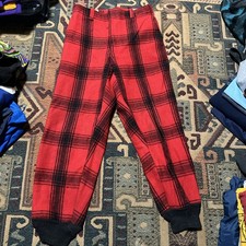 Vintage Wool Pants 40s 50s Plaid Hunting Trousers Talon Zipper L/xl