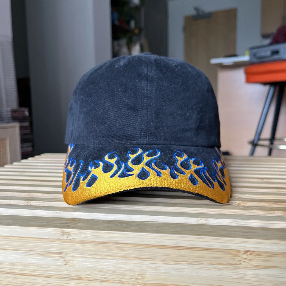 De colección Paramount Muestra Ropa Bordada Llama Bill Fire Sombrero Gorra Correa Foto 2 de 4