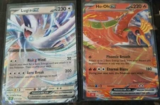 Lugia ex & Ho-Oh ex 2 Card Set Holo Rare Pokemon Cards NM Pokemon TCG NM