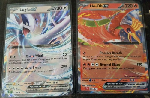 Lugia ex & Ho-Oh ex 2 Karten Set Holo Rare Pokemon Karten NM Pokemon TCG NM - Bild 1 von 1