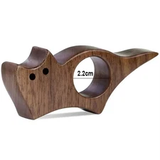 1pc Wooden Cat Dog Reading Bookmark: Cute Animal Page Holder for Books - NEW*