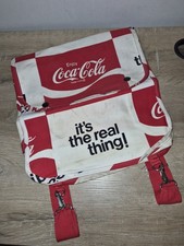 1970s Coca-Cola "Summer Squares" Promotional Canvas Backpack With...