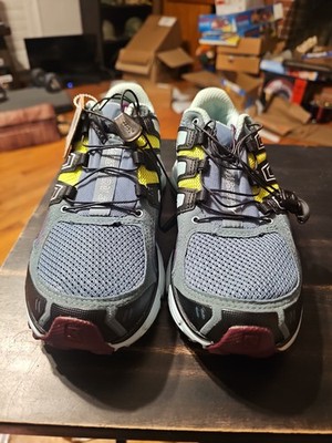 Salomon X Mission 3 Women's Size 6 Aqua Blue Trail Hiking Running Shoes 402382