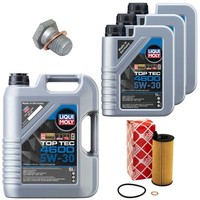 MotoröL Filter Set Top Tec 4600 5W-30 8 Liter + Schraube FüR BMW 5Er 530D 7Er