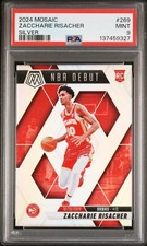2024 PANINI MOSAIC SILVER #269 ZACCHARIE RISACHER PSA 9