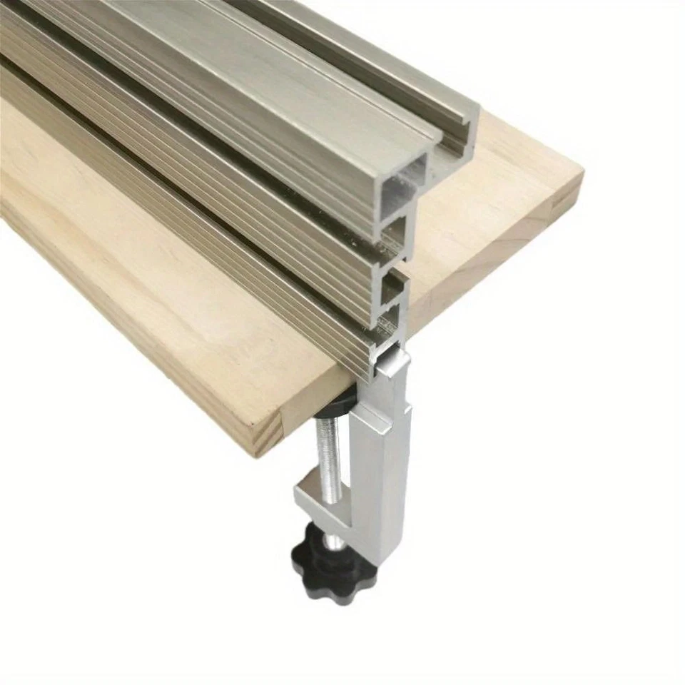 Universal Table Saw Guide Rail Clamp T-Slot Fixed Clamp Table Clamp  Workbench - Image 4 of 4